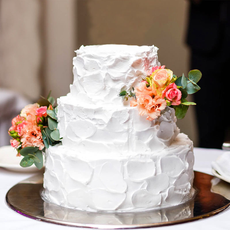 3 Tier Anniversary Theme Cake Online